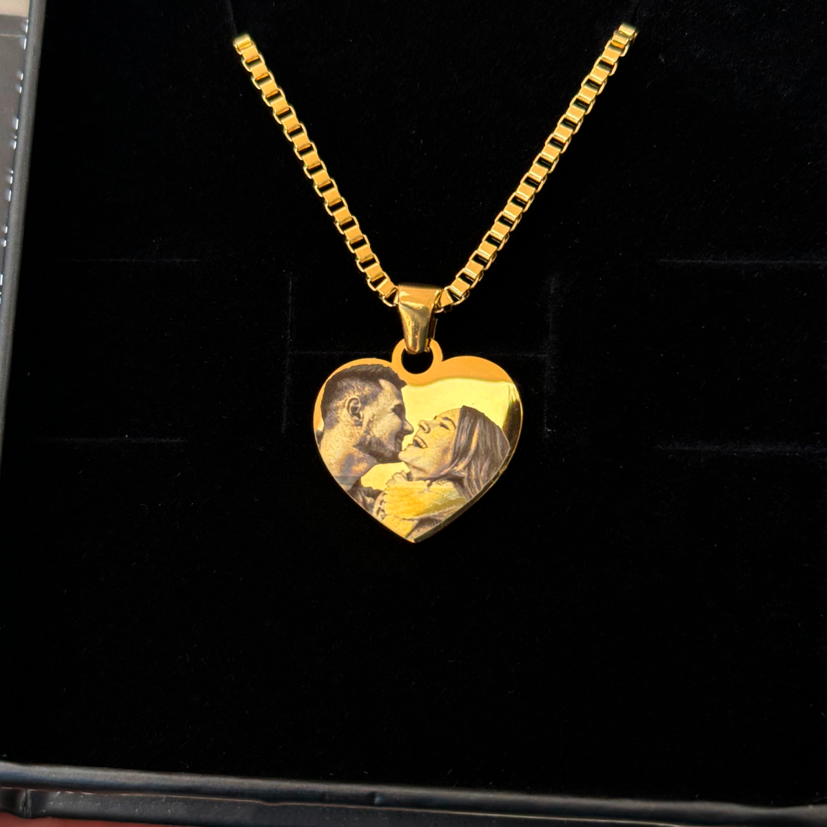 Caja de regalo con Rosa preservada para durar 5 años, con collar de acero inoxidable, regalo para impresionar a mi novia, rosa eterna, collar personalizable