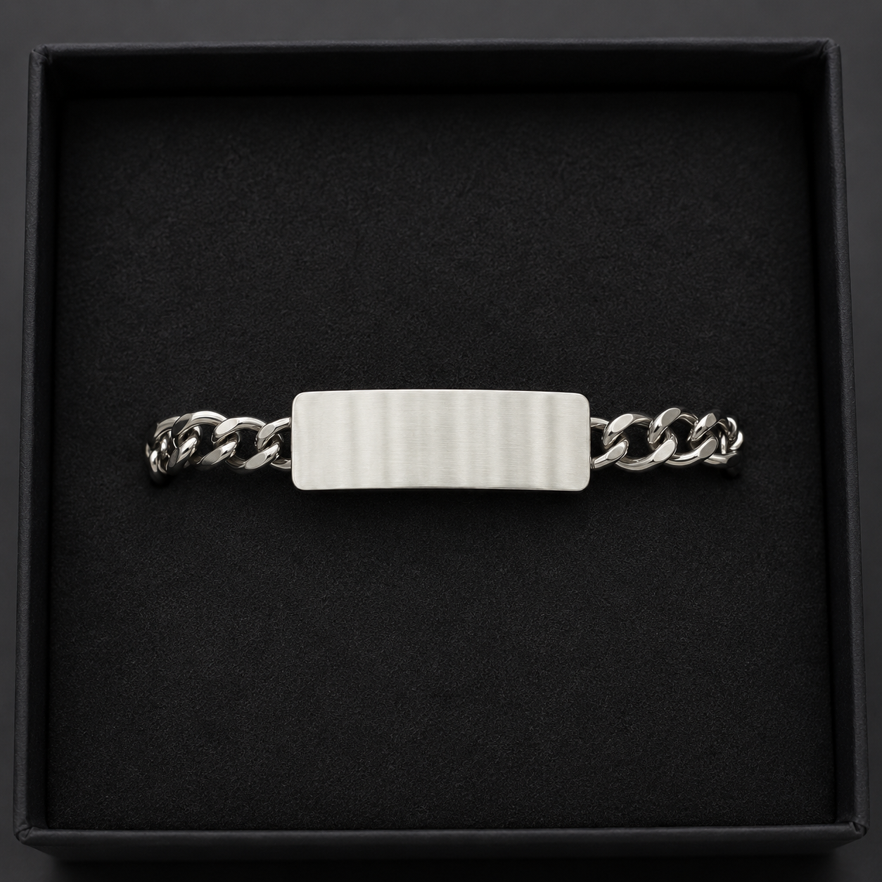 Pulsera Personalizable de Acero Inoxidable con Grabado de Foto o Texto | Regalo Único