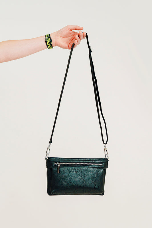 CARTERA MONROE CROSS BODY, CARTERA DE MANO UNISEX, CARTERA DE POLIURETANO DE ALTA COSTURA