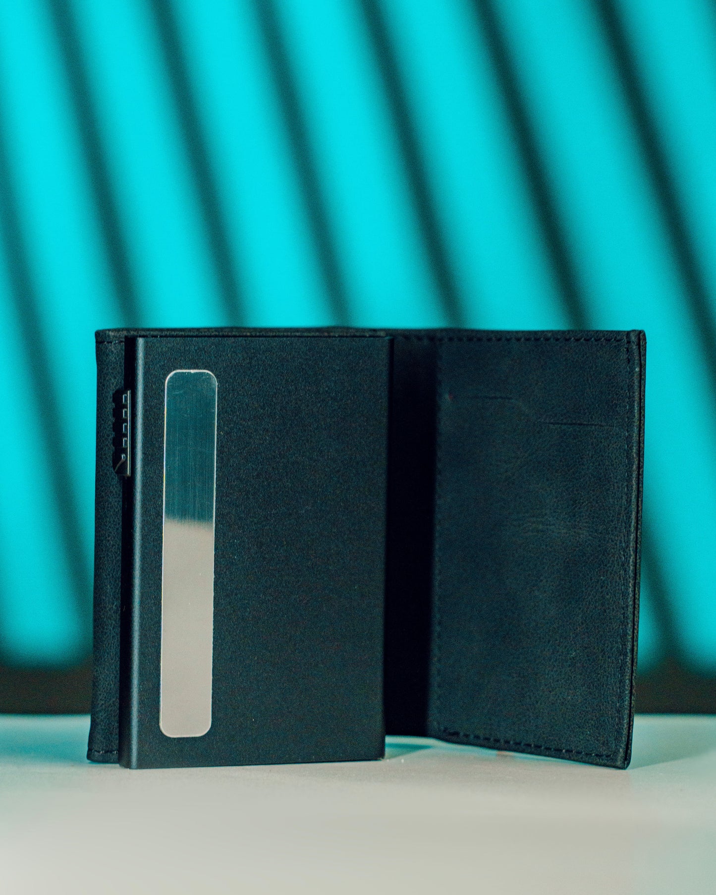 Tarjetero y billetera con RFID, dispensador de tarjetas, organizador de tarjetas, billetera y tarjetero, guarda efectivo y tarjetas