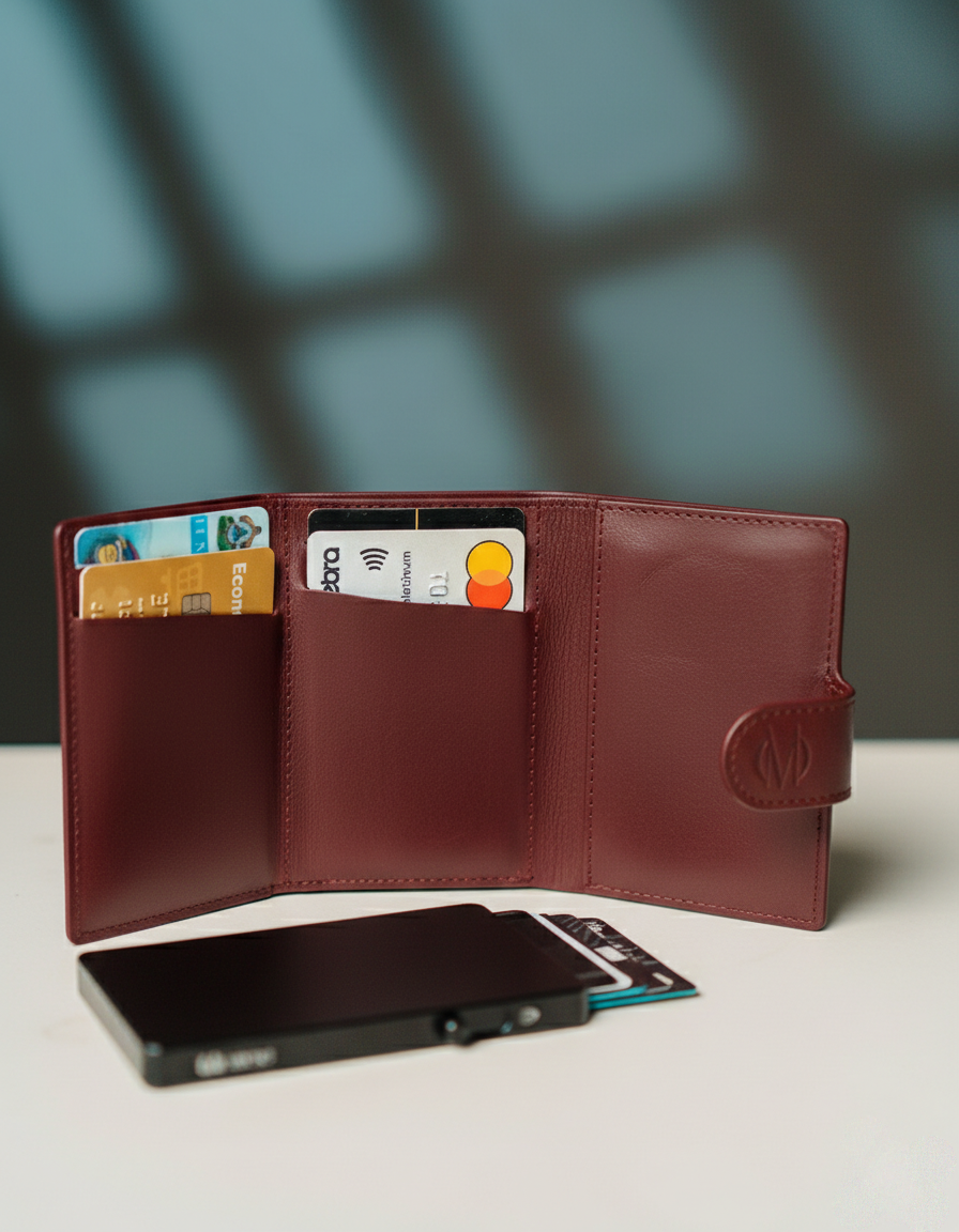 Tarjetero RFID, dispensador de tarjetas, organizador de tarjetas