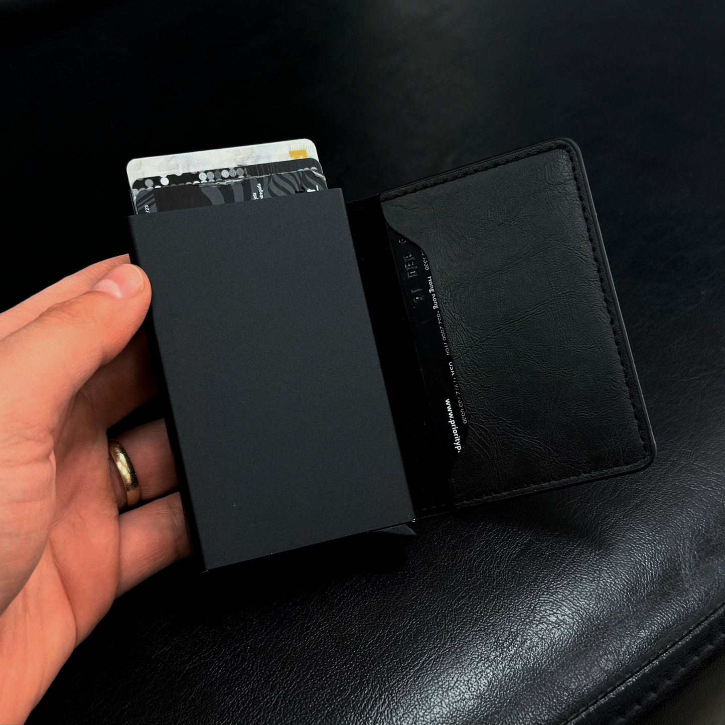 Tarjetero RFID, dispensador de tarjetas, organizador de tarjetas