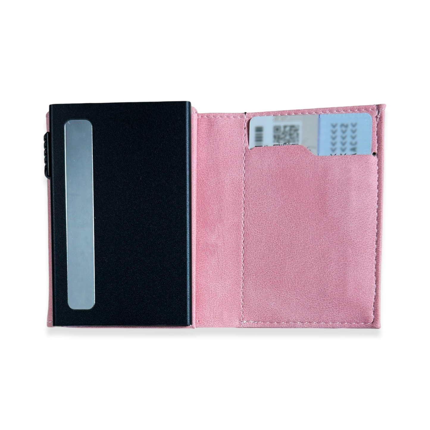 Tarjetero y billetera con RFID, dispensador de tarjetas, organizador de tarjetas, billetera y tarjetero, guarda efectivo y tarjetas