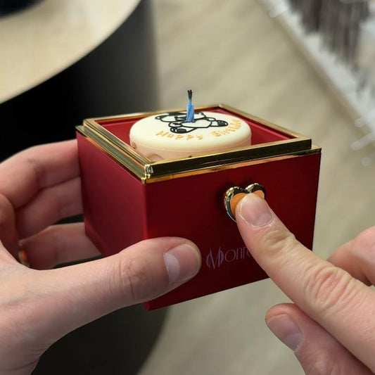 Caja Mágica de Regalo con Sorpresa Oculta – Ideal para Cumpleaños, con collar personalizable de acero inoxidable