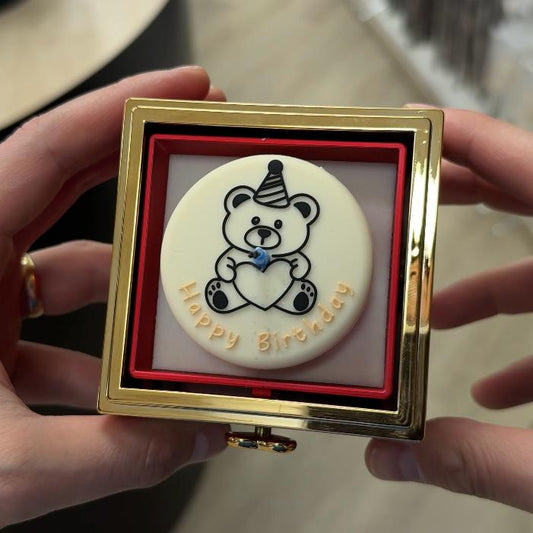 Caja Mágica de Regalo con Sorpresa Oculta – Ideal para Cumpleaños, con collar personalizable de acero inoxidable