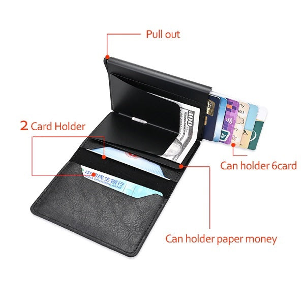 Tarjetero RFID, dispensador de tarjetas, organizador de tarjetas