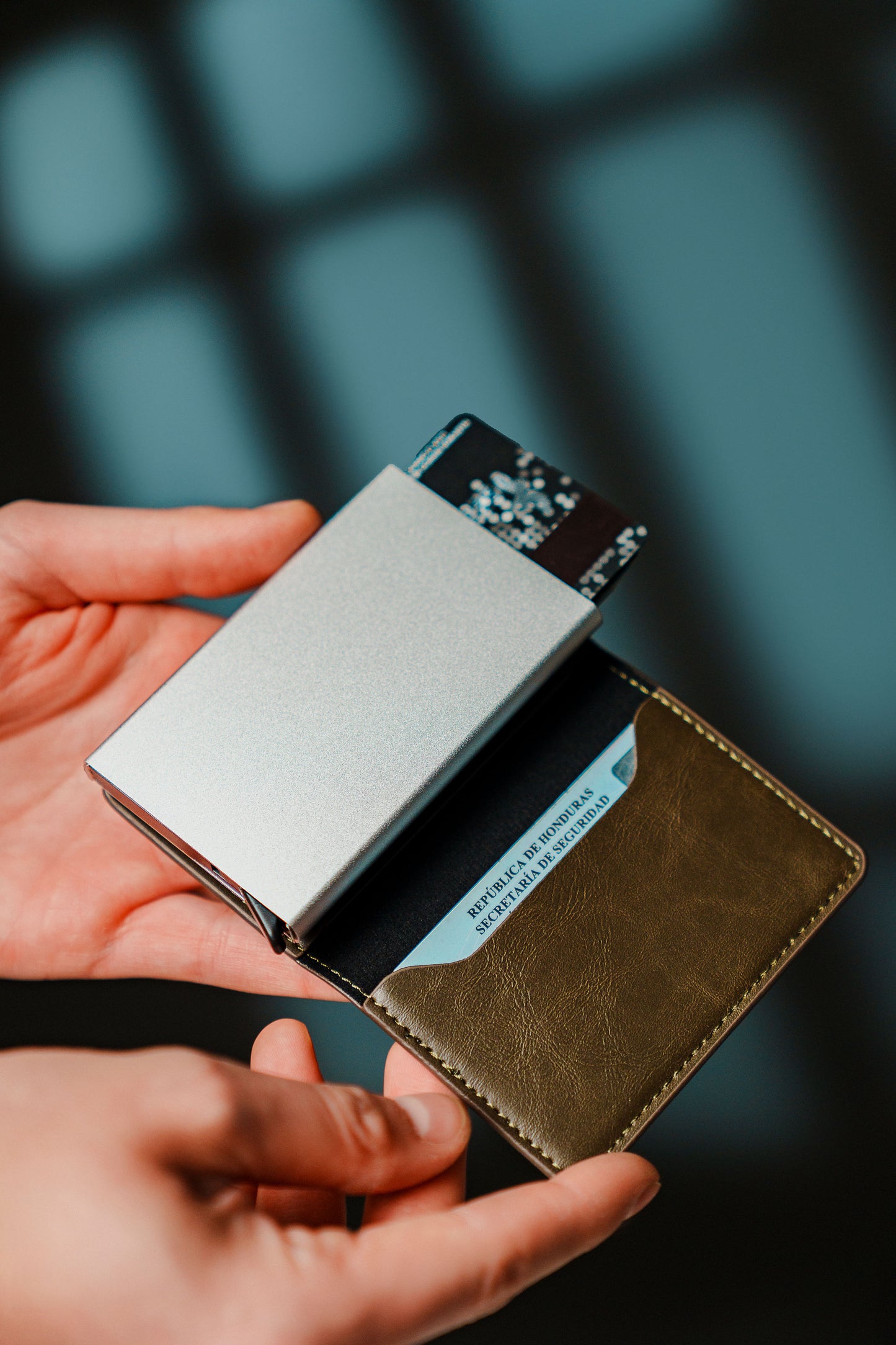 Tarjetero RFID, dispensador de tarjetas, organizador de tarjetas