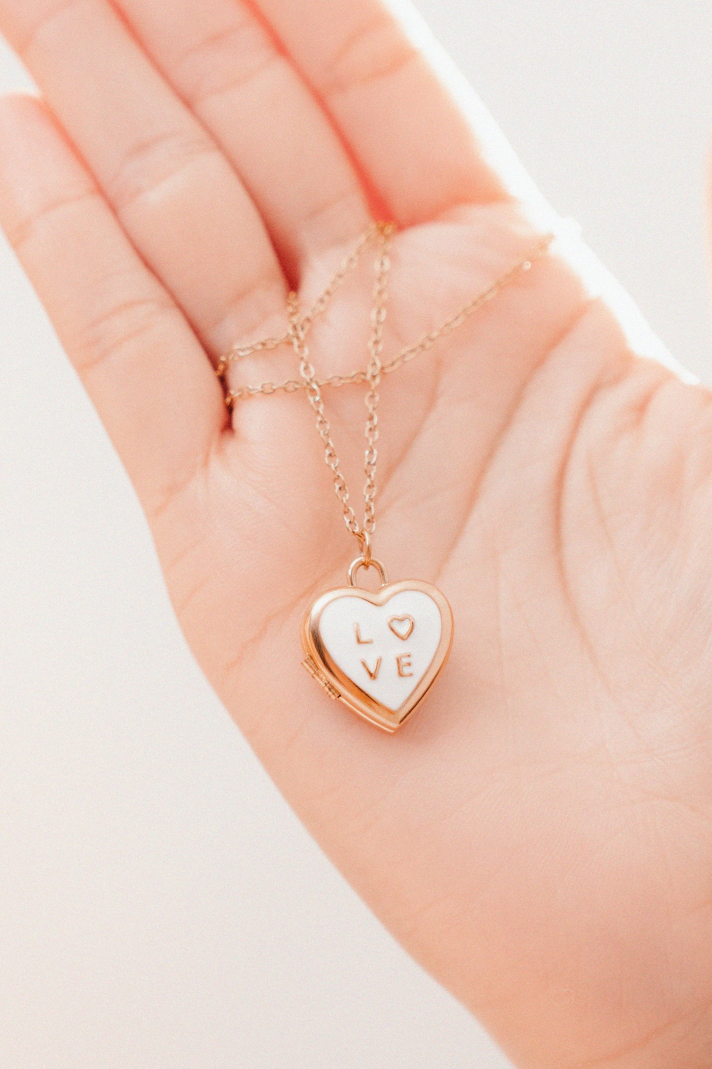 Relicario dorado con estrella personalizable con foto a color Collar personalizable