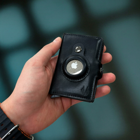 Tarjetero RFID con airtag, dispensador de tarjetas, organizador de tarjetas